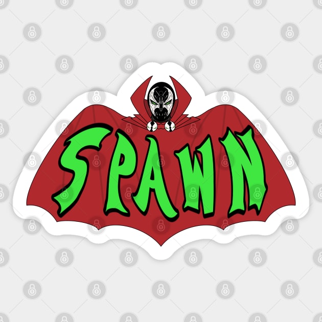 Retro Spawn Sticker by Milasneeze
